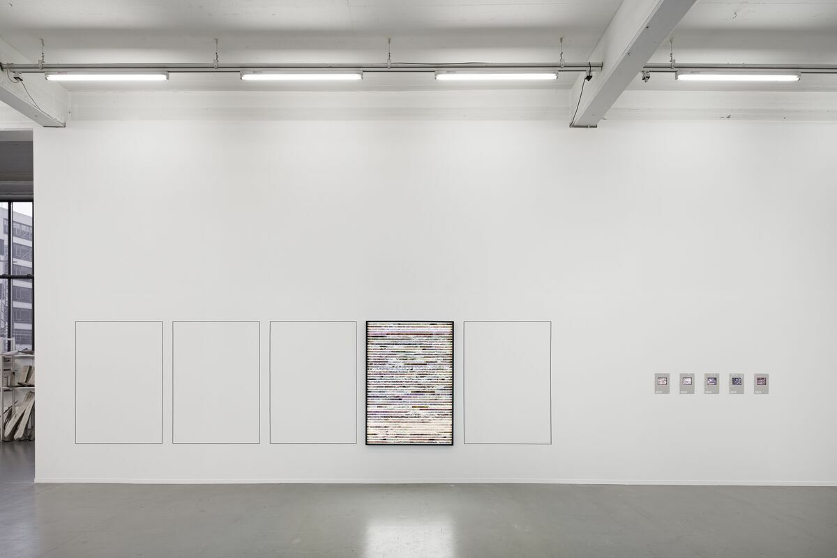 One Present and Four Missing (Westbound 190621) in Proof of Stake at Kunstverein Hamburg (2021)