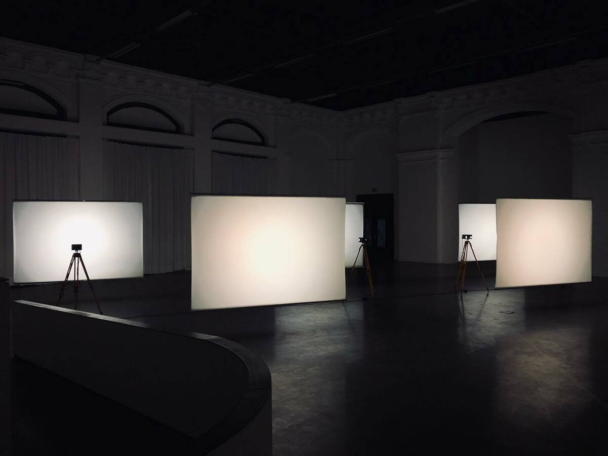 Final moment of Break of Gauge at Kunstverein Harburger Bahnhof (2020)